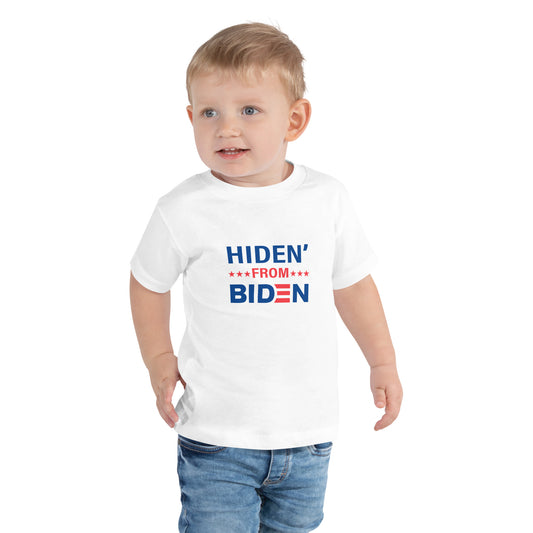 Hiden' From Biden Toddler Short Sleeve Tee
